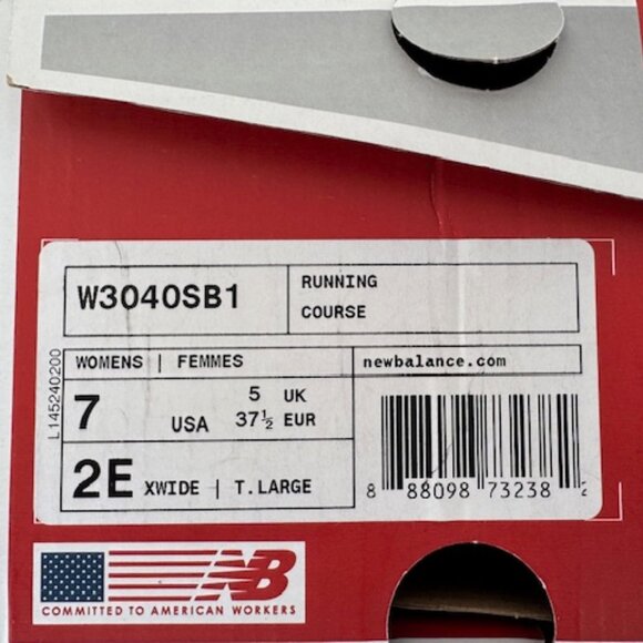 NEW BALANCE RUNNING COURSE W3040SB1 WOMENS 7 2E - Picture 11 of 11